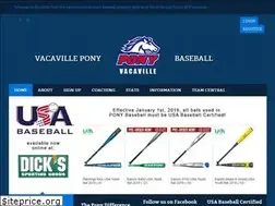 Sites similar to vacavilleponybaseball.com