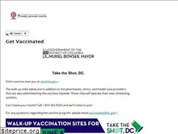 Sites similar to vaccinate.dc.gov