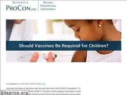 Sites similar to vaccines.procon.org