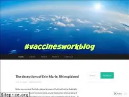 Sites similar to vaccinesworkblog.wordpress.com