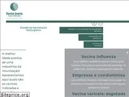 Sites similar to vacinasantajoana.com.br