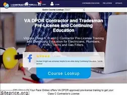 Sites similar to vacontractortraining.com