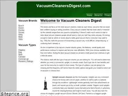 Sites similar to vacuumcleanersdigest.com