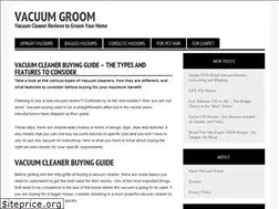 Sites similar to vacuumgroom.com
