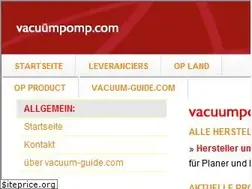 Sites similar to vacuumpomp.com