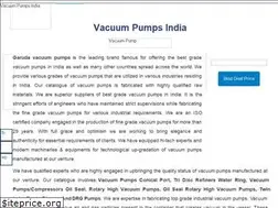 Sites similar to vacuumpumpsindia.com