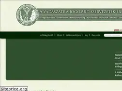 Sites similar to vadaszativedegylet.hu