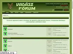 Sites similar to vadaszforum.net