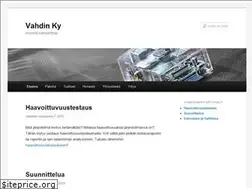 Sites similar to vahdin.fi