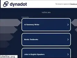 Sites similar to vaho.ws