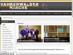 Sites similar to vahrenwalder-kirche.de