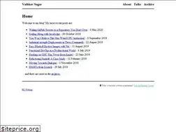 Sites similar to vaibhavsagar.com