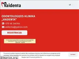 Sites similar to vaidenta.lt