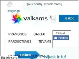 Sites similar to vaikams.lt