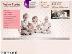 Sites similar to vaikopuota.lt