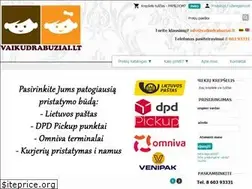 Sites similar to vaikudrabuziai.lt