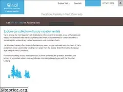Sites similar to vailmountainlodging.com