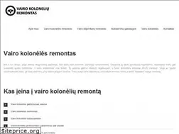 Sites similar to vairokoloneliuremontas.lt
