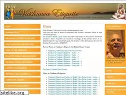 Sites similar to vaishnavaetiquette.com