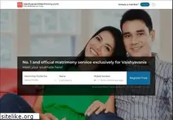 Sites similar to vaishyavanimatrimony.com