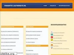 Sites similar to vakantie-lastminute.nl