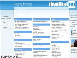 Sites similar to vakantiebuitenland.ikwilhet.nu