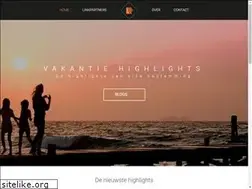 Sites similar to vakantiehighlights.nl