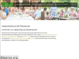 Sites similar to vakantiehuis-20-personen.be
