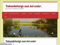Sites similar to vakantiehuisjeaanhetwater.nl