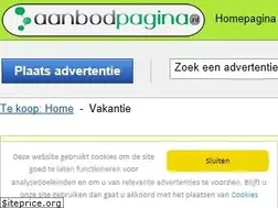 Sites similar to vakanties.aanbodpagina.nl