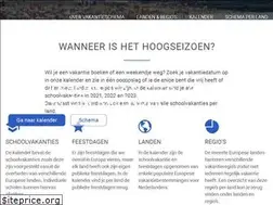 Sites similar to vakantieschema.nl