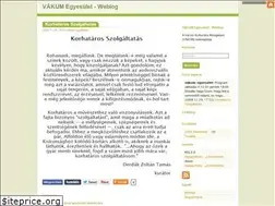 Sites similar to vakum.blog.hu