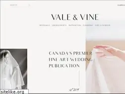 Sites similar to valeandvine.com