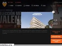 Sites similar to valenciacf.es