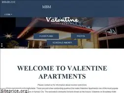 Sites similar to valentineapts.com