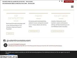 Sites similar to valentinosrestaurant.ca