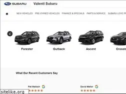 Sites similar to valentisubaru.com