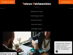 Sites similar to valeurs-patrimoniales.com
