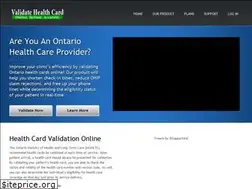 Sites similar to validatehealthcard.com