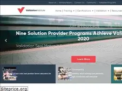 Sites similar to validationinstitute.com