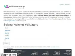 Sites similar to validators.app