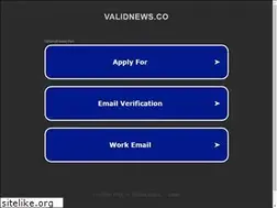 Sites similar to validnews.co