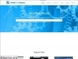 Sites similar to validsitevalues.com