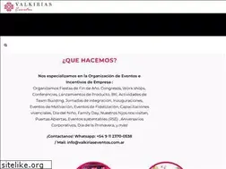 Sites similar to valkiriaseventos.com.ar