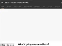 Sites similar to valkyriemartialarts.com