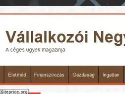Sites similar to vallalkozoinegyed.hu