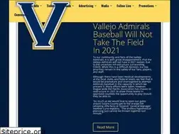 Sites similar to vallejoadmirals.com