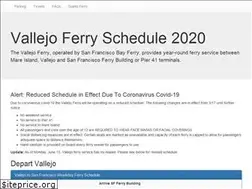 Sites similar to vallejoferryschedule.com