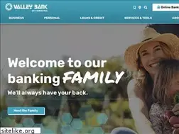 Sites similar to valleybankofcommerce.com