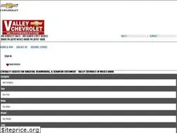 Sites similar to valleychevrolet.com